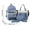 Blue, variant on 5-Piece Backpack Set Cute Backpack,Large Capacity Daypack Schoolbag,Messenger Bag Shoulder Bag,Closure Bag,Pencil Case,Handbag,Laptop Bag