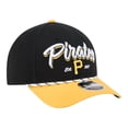 thumbnail image 3 of Men's New Era Black/Gold Pittsburgh Pirates Team Loyal 9FORTY M-Crown Adjustable Hat, 3 of 7