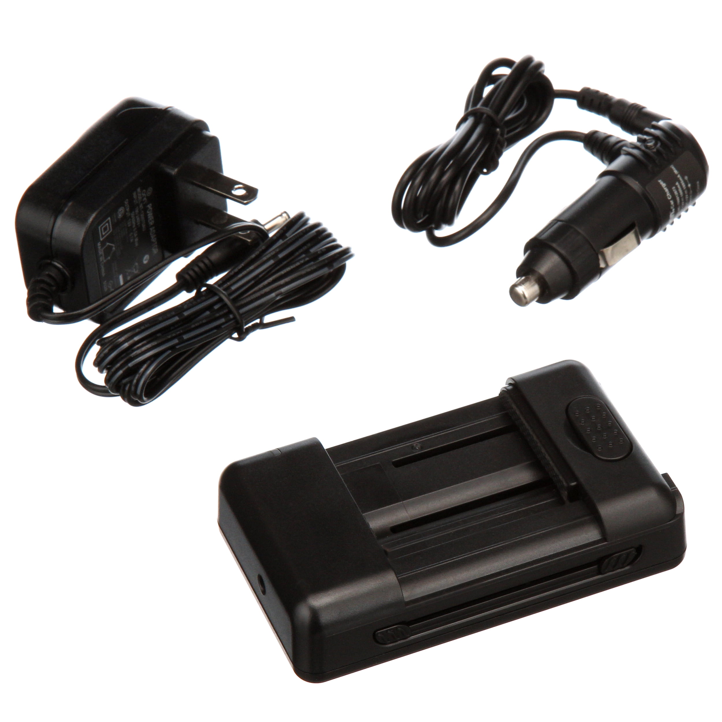 onn. Universal Camera Battery Charger - Black