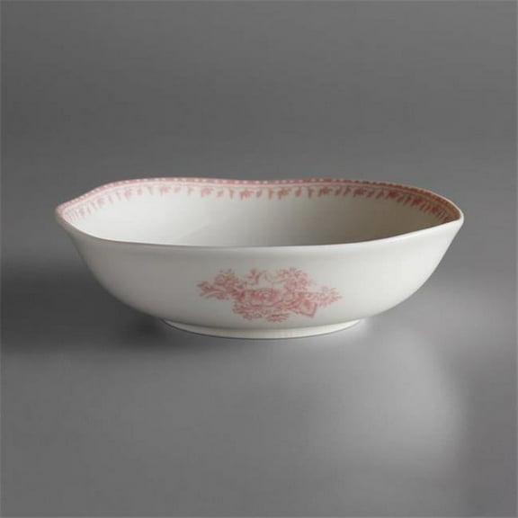 Oneida L6703052760 10 oz Pink Porcelain Pasta-Soup Bowl