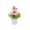 Pink-PK-home supplies, variant on LEFTHIGH Home Mini Easter Egg Potted Ornament Indoor Home Decoration Foam Material Orange Pink Blue Green 16cm Desktop Gift Choice Kitchen