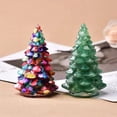thumbnail image 3 of Resin Natural Gemstone Luck Tree Handmade Ornaments Christmas Trees Silicone Home Decoration Crafts Figurine Holiday Gift, 3 of 4