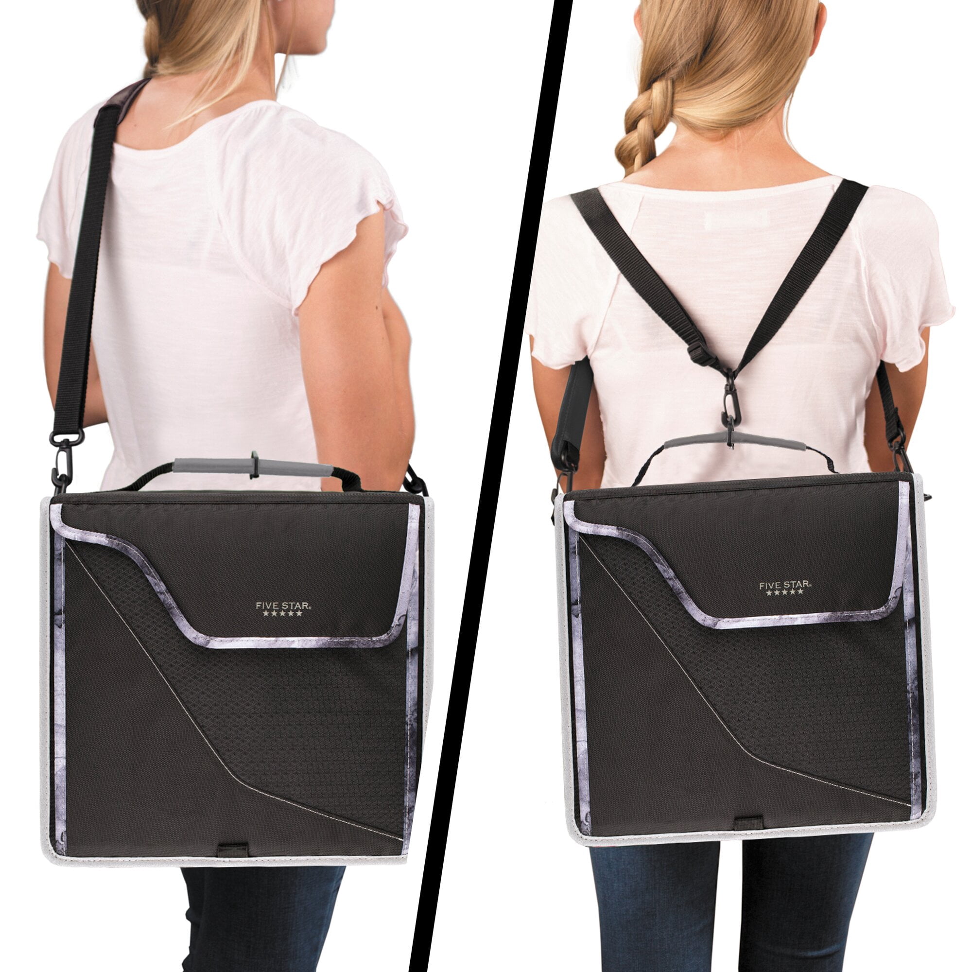 Five Star 3 Sewn Zipper Binder Plus Removable Padded Case 850 Sheet Capacity