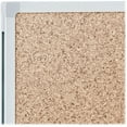 thumbnail image 3 of Mead Cork Surface Bulletin Board 24" Height x 36" Width - Natural Cork Surface - Self-healing - Silver Aluminum Frame - 1 Each, 3 of 5