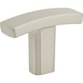 thumbnail image 3 of Elements 859T Thatcher 1-1/2" Curved "T" Bar Cabinet Knob / Drawer Knob - Black, 3 of 7