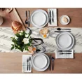 thumbnail image 3 of Simple Plant Flower Table Flag Black And White Watercolor Table Runner Hotel Party Family Kitchen Table Aesthetically rated, 3 of 6