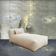 thumbnail image 1 of Evita Ensemble de Conversation Sectionnel de Mobilier d'Extérieur Fauteuil Poire Chaise Longue (Beige Pâle), 1 of 8