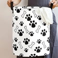 thumbnail image 4 of HaoXun 1 Pcs Cloth Laundry Basket with Paw Print Designs - Foldable Storage Hamper for Home, Office and Toy Storage, 4 of 6