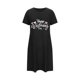 thumbnail image 5 of Camisón corto de talla grande para mujer, camisón de manga corta con estampado de pecho a la moda, camisón para mujer, 5 of 5