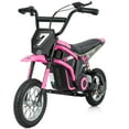 thumbnail image 4 of 24V Dirt Bike,Neche 250W Electric Powered Motorcycle,Ride on Dirt Rocket with Shock Absorption Suspension for Kids Age 13+,Pink, 4 of 9