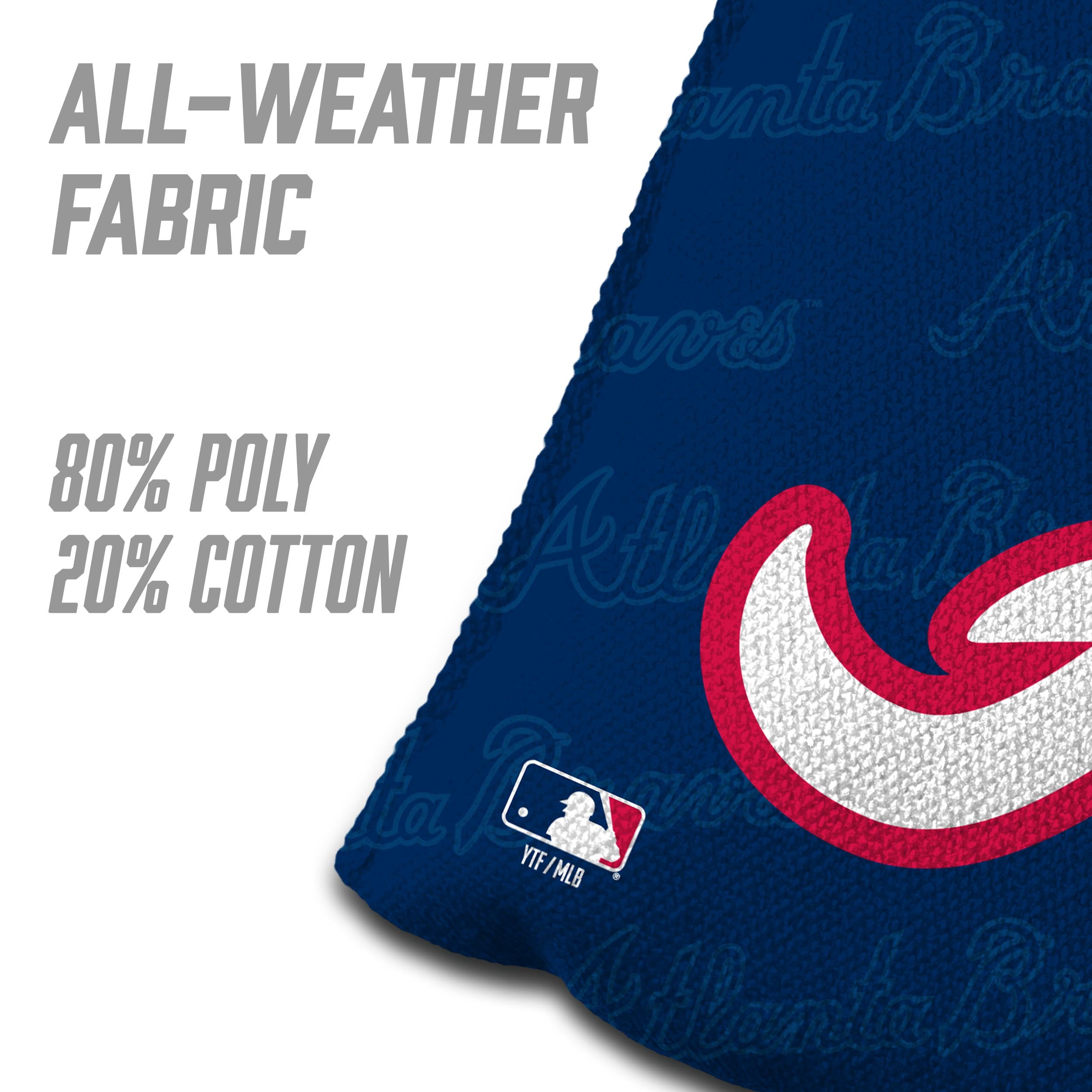 MLB Atlanta Braves Cornhole Bags - 4PK - Blue