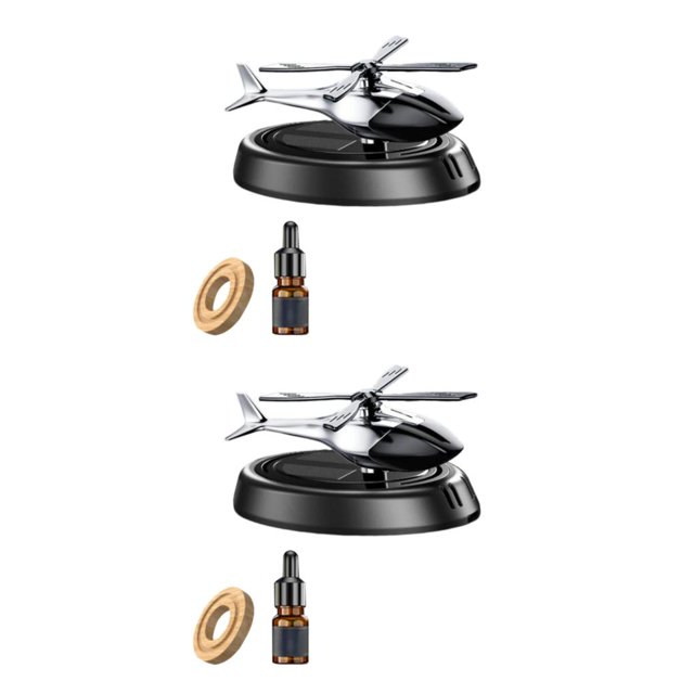 Wosthever Helicopter Car Air Freshener Office Dual Autorotation Frequency Solar Mode Type1 NO1