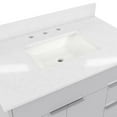 thumbnail image 4 of CosmoLiving Leona 36" Bathroom Vanity, Gray with Silver Metal, 4 of 18