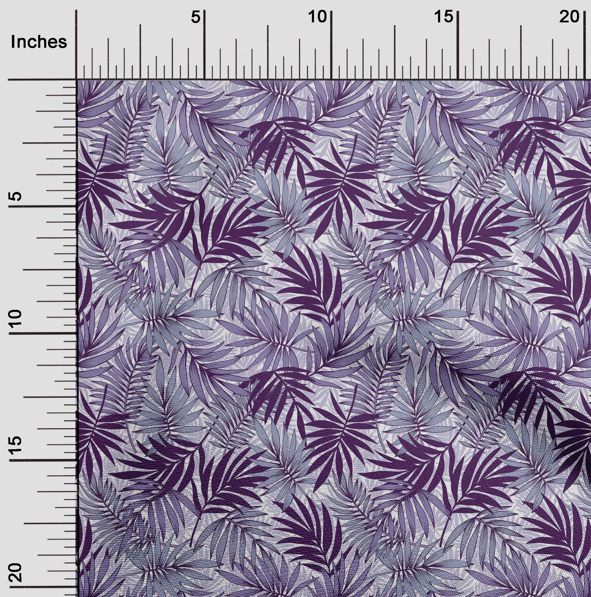 oneOone Cotton Silk Dusty Purple Fabric Tropical Leaf Sewing Craft Projects  Fabric Prints By Yard 42 Inch Wide - Walmart.com