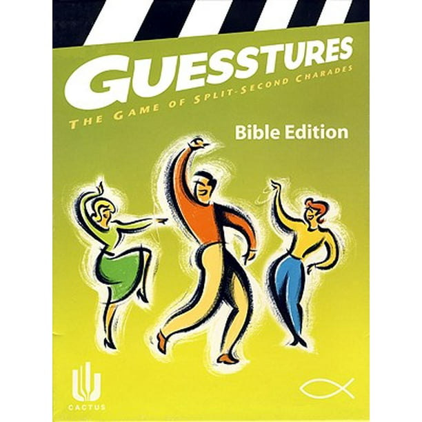 Guesstures Board Game The Game Of Split Second Charades Walmart Com Walmart Com