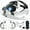 White, variant on 4 in 1 VR Accessories Set for Meta Quest 3S, Include Comfortable Replacement Head Strap, Controller Grips Cover, Face Cover, Lens Cover, Gifts for Christmas & New Year