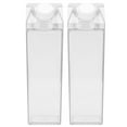 thumbnail image 4 of 2pcs Transparent Plastic Bottle 500ml Milk Bottle Drink Juice Container Empty Storage Bottle for Home Daily Use, 4 of 6