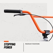 دراجة Mongoose Legion L20 Freestyle BMX، عجلات مقاس 20 بوصة، للأعمار من 8 سنوات فما فوق، رمادي