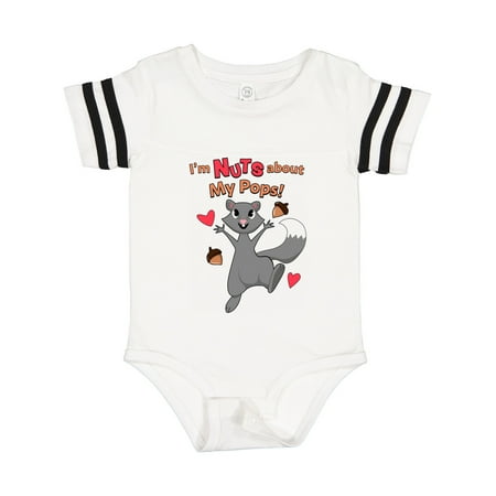 

Inktastic I m Nuts About My Pops Gift Baby Boy or Baby Girl Bodysuit