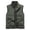 Army Green, variant on Mens Outdoor Vest Lightweight Sleeveless Stand Collar Zip Up Work Jacket with Pockets for Travel Hiking Running