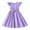 Purple, variant on Rovga Girls' Dresses Toddler Fly Sleeve Dress Dance Party Dresses Spring And Summer Simple Style Clothes 5-6 Years