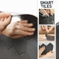 thumbnail image 5 of SMART TILES Protector contra salpicaduras para despegar y pegar - 5 hojas de 11.43"" x 9"" - Protector contra salpicaduras adhesivo 3D para azulejos de pared de cocina y baño, 5 of 5