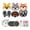 ANIMALS3, variant on 2026 New Punch Needle Coaster Kit, 6 Set DIY Craft Kits for Adults Beginners, Cute Pattern Tufted Coaster Making Kit with Complete Tools (animals)
