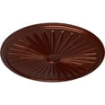 thumbnail image 3 of 33 1/8"OD x 3 1/2"ID x 1 3/8"P Leandros Ceiling Medallion (Fits Canopies up to 5"), Hand-Painted Antique Copper, 3 of 6