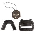 thumbnail image 1 of Riwesomey Juego completo de 2 pegatinas para volante de coche con chips fragantes de fibra de carbono para volante, embellecedor interior, cubierta Automoción decorativa y accesorios Riwesomey VI006466-00, 1 of 1