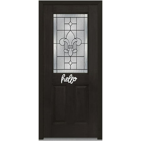Front Door Decoration Ideas For Summer Epic Designs Hello front door sign sticker decoration design (White) ()