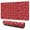 Red Christmas Snowflake-2, variant on Long Mouse Pads for Desk,Red Christmas Snowflake Pattern Desk Mats on Top Of Desks, Desk Mouse Pad Extra Large with 3mm Non-Slip Base and Stitched Edge for Gaming,Office,Work,Home 31.5x11.8in