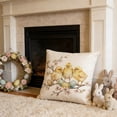 thumbnail image 6 of HuiXinOu Easter Decorative Pillow, Bunny and Chick Patterned Egg Print Cushion, Soft Comfortable Throw Pillow, Suitable for Sofa, Bedroom, Living Room Holiday Decoration, 6 of 6