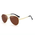 thumbnail image 4 of Retro Polarized Sunglasses for Men and Women Metal Frame with UV400 Protection High UV Protection Vintage Sun Glasses, 4 of 5