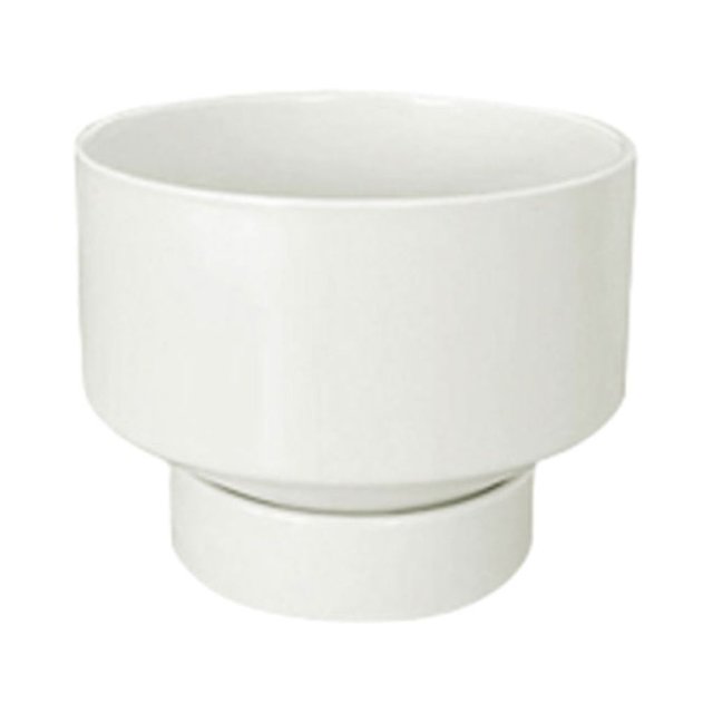 Monstrate Maceta para suculentas: lugar ligero y duradero para la colección de suculentas en interiores y exteriores Jardín y Patio blanco pequeño