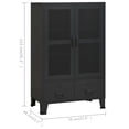 thumbnail image 4 of vidaXL Industrial Storage Chest Black Metal, 4 of 5