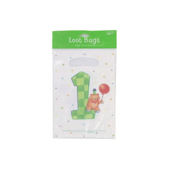 Bulk buys My First Birthday loot bags, goodie bags, pack of 8