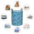 thumbnail image 6 of Daiia Party Shark Cute Round Laundry Basket with Handles Thickened Waterproof Circular hamper,Dirty Clothes Storage Basket for Bedroom,Bathroom,College Dorm-Small, 6 of 8