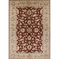 thumbnail image 1 of Ahgly Company Machine Washable Indoor Rectangle Industrial Modern Brown Red Area Rugs, 5' x 7', 1 of 7