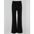 thumbnail image 4 of Yartina Kids Boys Classic Stretchy Long Jazz Pants Boot Cut Pants Dancewear Trousers Black 10, 4 of 7