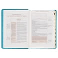 thumbnail image 5 of The Spiritual Growth Bible, Study Bible, NLT - New Living Translation Holy Bible, Faux Leather, Teal, 5 of 7