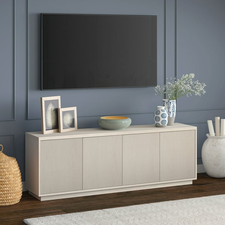 Evelyn&Zoe Hanson Transitional TV Stand for 75