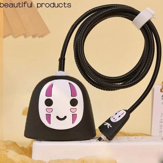 MINISO Sanrio Anime Hello Kitty Kuromi accesorios, Cable enrollador protector antimordedura para cargador de IPhone, cubierta protectora, regalo