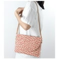 thumbnail image 4 of Straw Clutch Bag Woven Purse for Women Shoulder Bag Casual Beach Rattan Handmade Wallet, 4 of 8