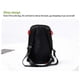 thumbnail image 3 of Mochila de viaje para mascotas, diseño con la cabeza hacia afuera, transpirable, bolsa de transporte frontal para cachorros, bolsa de senderismo para mascotas, M, rayas de color, 3 of 3