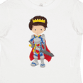 thumbnail image 4 of Inktastic Boy Prince, Knight In Shining Armor, Brown Hair Boys Toddler T-Shirt, 4 of 5