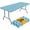 Light Blue, variant on 2 Pack Rectangle Table Cloth 6 Foot, Waterproof Elastic Fitted Tablecloths, Windproof Washable Polyester Table Cover for Picnic, Camping, Outdoor (Light Blue, 30"x72")