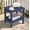 Navy, variant on SERWALL 2-Tier Outdoor Side Table, HDPE Patio End Table, All-Weather Adirondack Small Table for Porch, Deck & Backyard, Blue