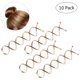 thumbnail image 5 of BESTYASH 10Ud Pins Espirales Para El Color Dorado Ligero Y Duradero Para Peinados El, 5 of 8