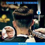 NEXPURE Hair Clippers for Men, Cordless Hair Clipper and Beard Trimmer Set with LCD Display, Professional Grooming Kit for Home Haircuts