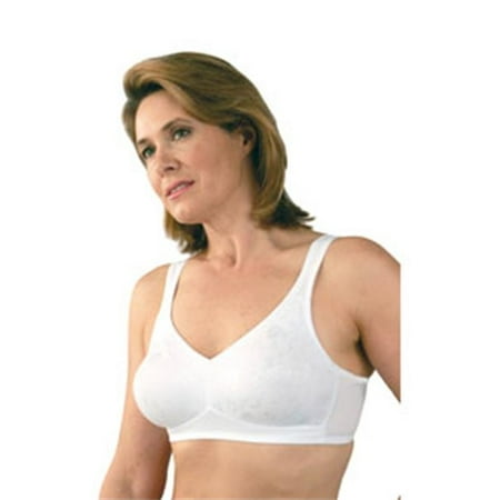 

classique 769e post mastectomy fashion bra white - size 38d